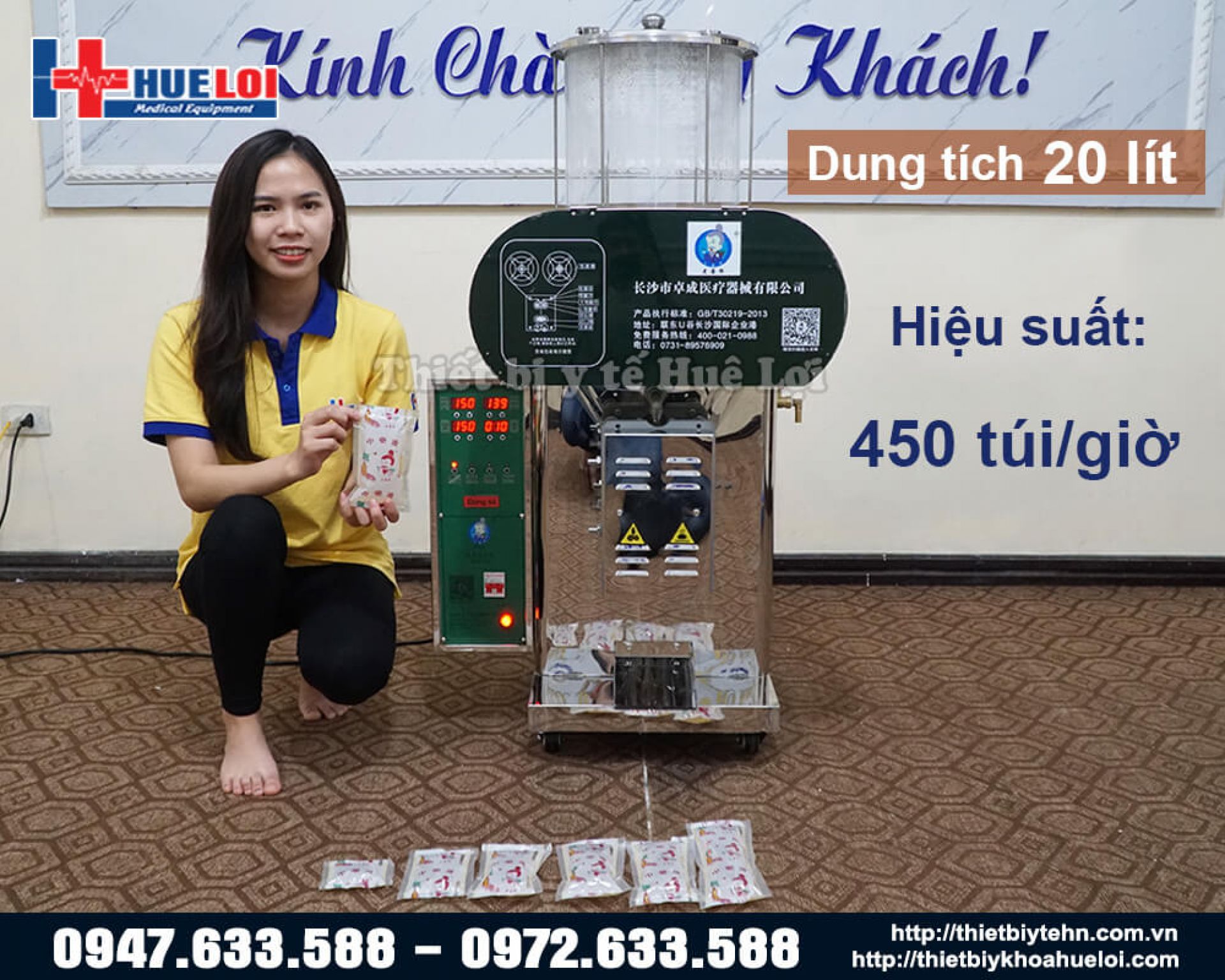 máy đống túi thuốc đông y