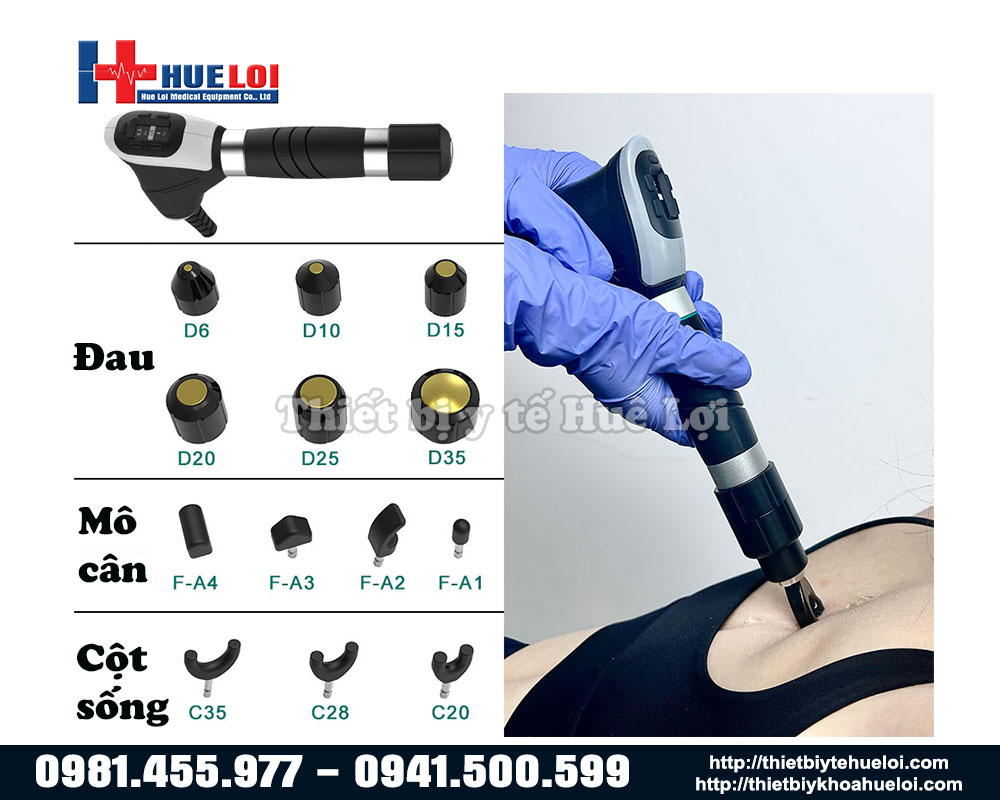 các đầu điều trị máy xung kích trị liệu p30